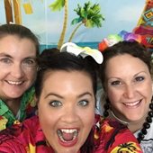 Scope Orthodontics staff on Hawaiian Day
